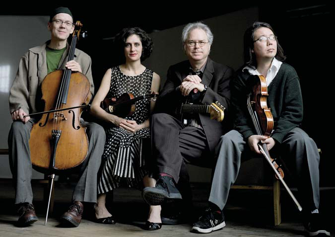 858 QUARTET Hank Roberts, Jenny Scheinman, Bill Frisell ed Eyvind Kang © MICHAEL WILSON