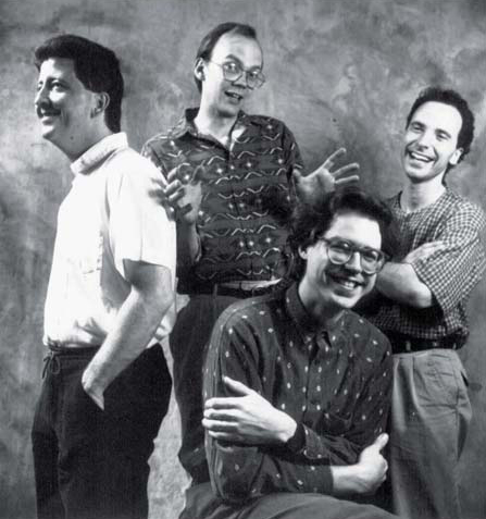 The Bill Frisell Band Da sinistra: Kermit Driscoll, Hank Roberts, Bill Frisell e Joey Baron